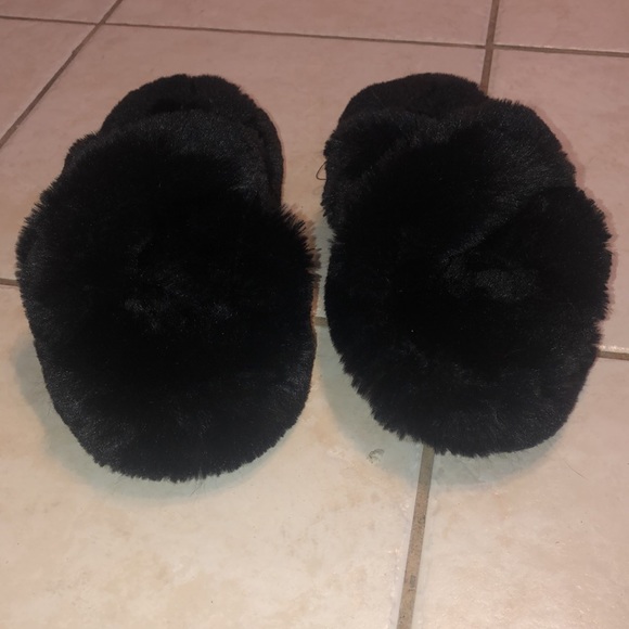 Prwnd  Steve Madden Women's Black Slippers size large 9-10 - Picture 6 of 7